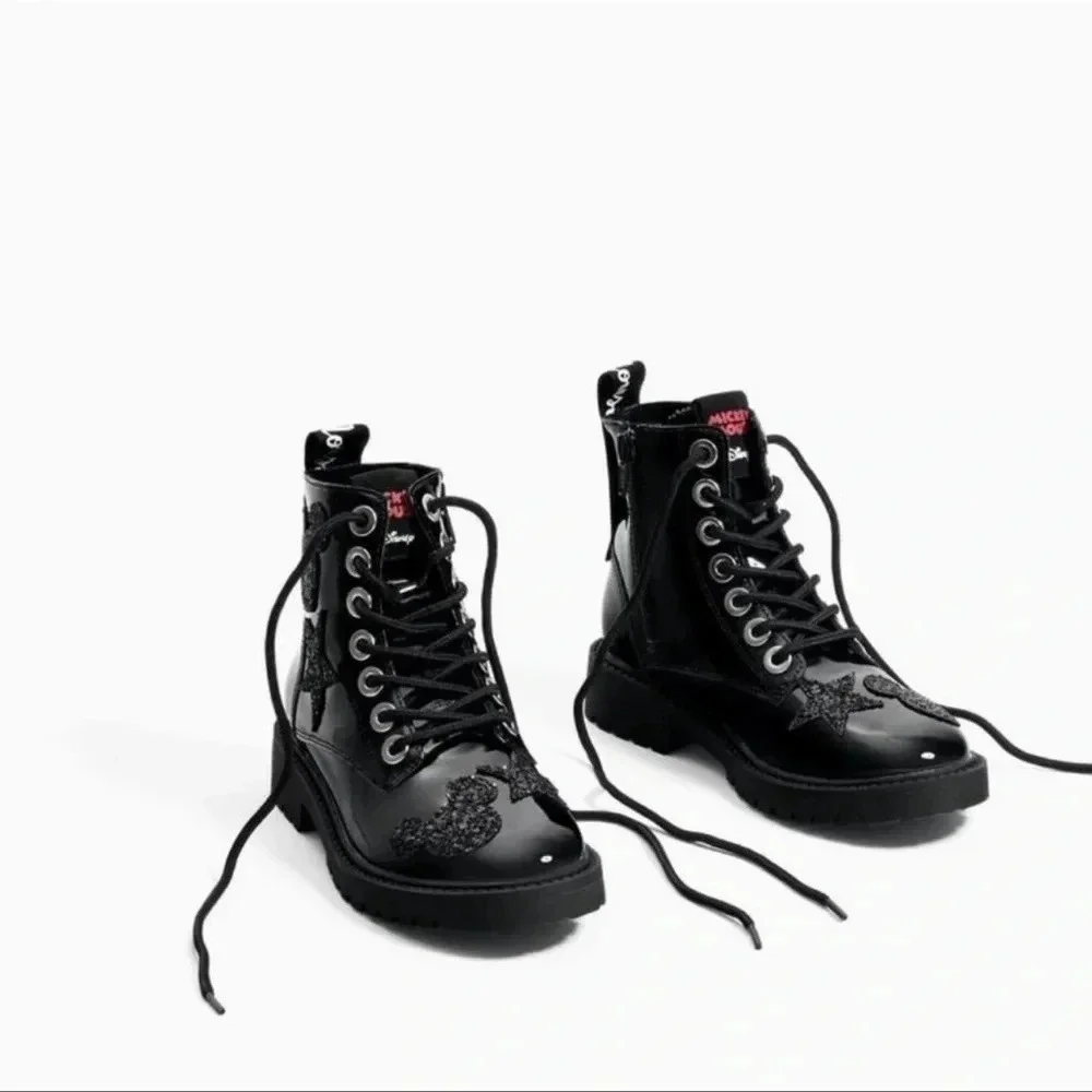 Zara Girls Mickey Mouse Boots